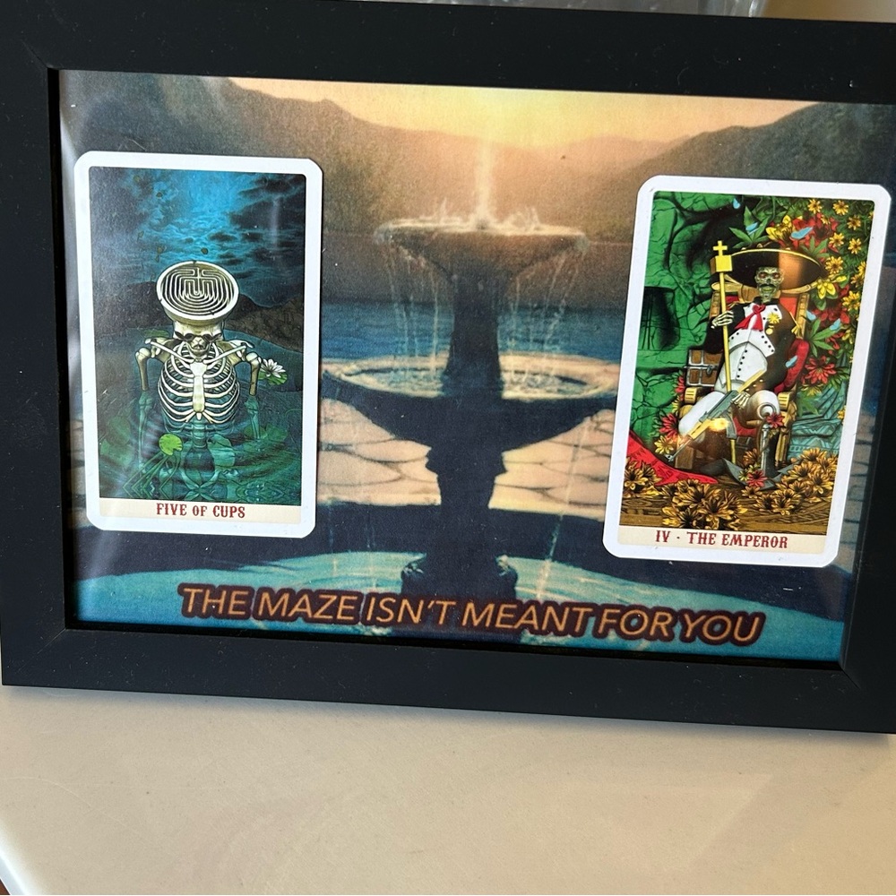 Westworld inspired tarot card art